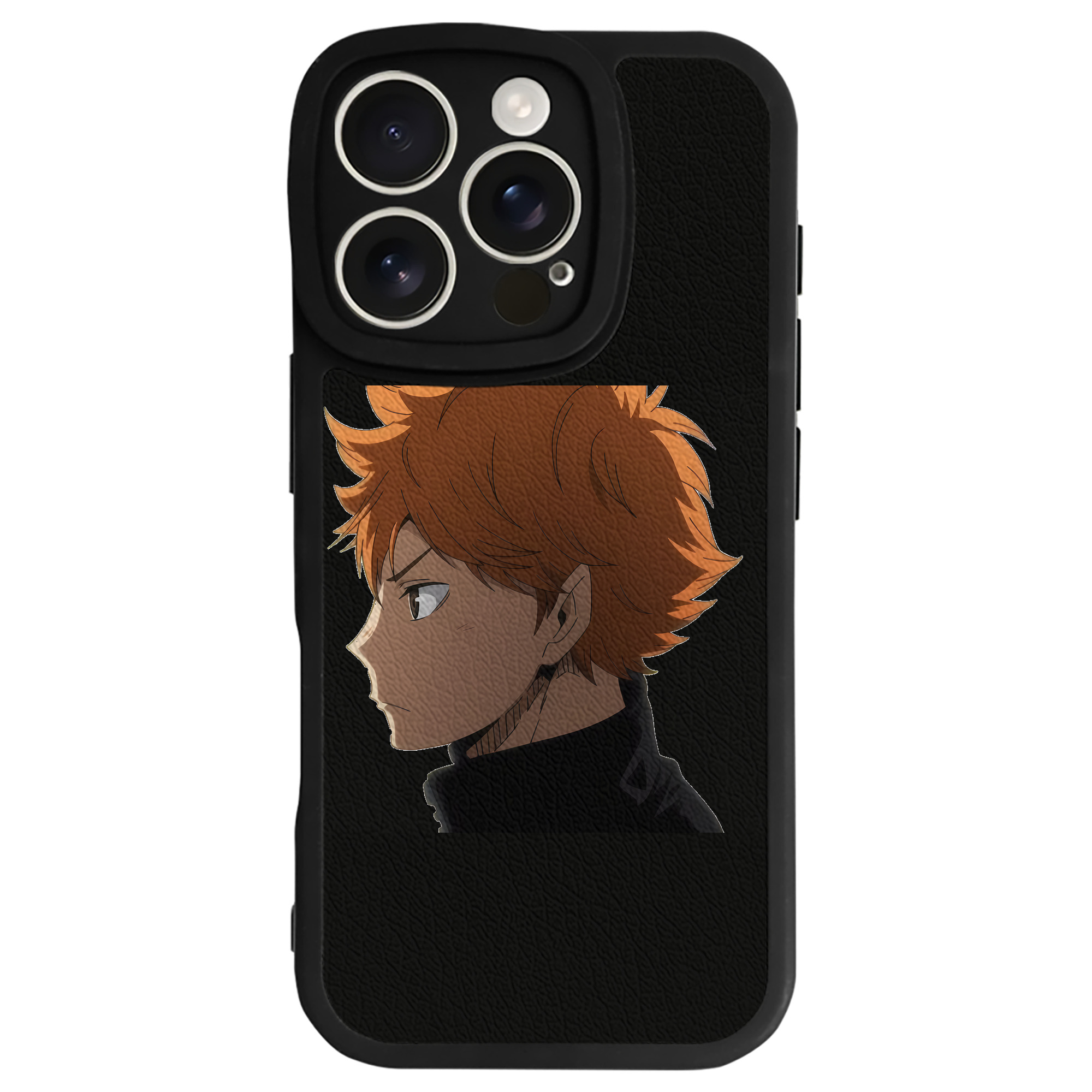 （画像用） ハイキュー!! Haikyu!! 【iPhone 16シリーズ対応】シリコンスマホケース（レザー調） 材質：シリコン